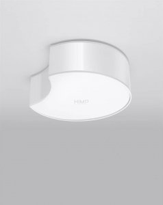 Lampa sufitowa Sollux Plafon CIRCLE 1 biały himp 1