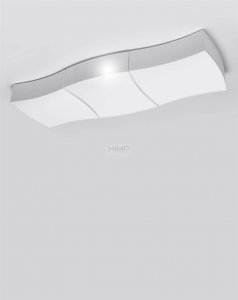 Lampa sufitowa Sollux Plafon SQUARE 3 biały himp 1