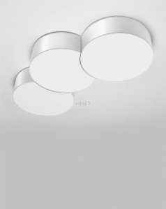 Lampa sufitowa Sollux Plafon CIRCLE 3A biały himp 1