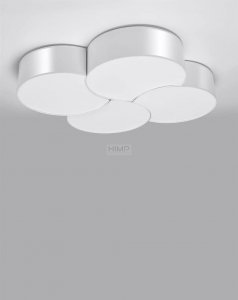 Lampa sufitowa Sollux Plafon CIRCLE 4 biały himp 1
