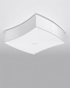 Lampa sufitowa Sollux Plafon SQUARE 1 biały himp 1