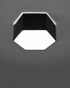 Lampa sufitowa Sollux Plafon SUNDE 13 czarny himp 1