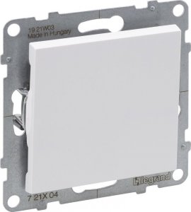 Legrand SUNO - Łącznik jednobiegunowy - 16 AX - 250 V~ - zaciski automatyczne, Biały - Legrand 721104 himp 1