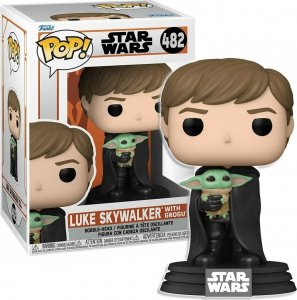 Figurka Funko Pop Funko POP! Star Wars Mandalorian Luke Skywalker With Grogu Figurka Winylowa 482 58290 2
