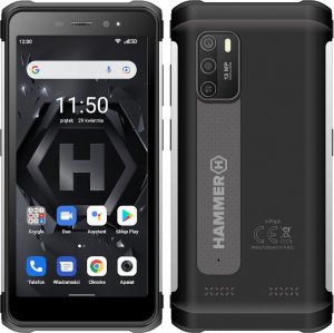 Smartfon myPhone Hammer Iron 4 4/32GB Czarno-srebrny  (Iron 4 LTE SIL) 1