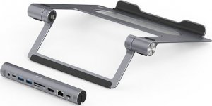 Podstawka pod laptopa I-TEC i-tec Metal Cooling Pad (up-to 15.6”) USB-C Docking Station PD 100W 1