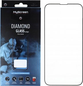 MyScreen Protector MS Diamond Glass Edge FG iPhone 14 6.1" Full Glue Black 1