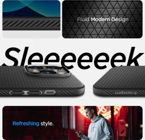 Spigen Spigen Liquid Air iPhone 14 Pro Max czarny/matte black ACS04813 12