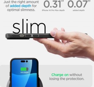 Spigen Spigen Liquid Air iPhone 14 Pro Max czarny/matte black ACS04813 15