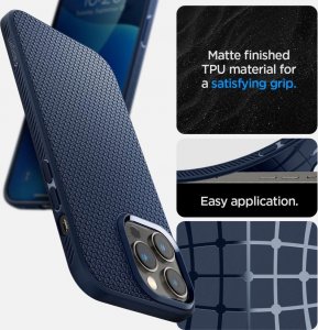 Spigen Spigen Liquid Air iPhone 14 Pro granatowy/navy blue ACS04958 13