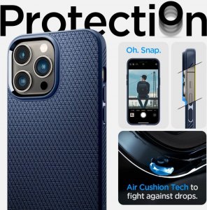 Spigen Spigen Liquid Air iPhone 14 Pro granatowy/navy blue ACS04958 14