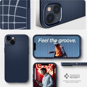 Spigen Spigen Liquid Air iPhone 14 granatowy/navy blue ACS05038 15