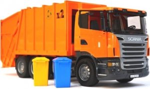 Bruder Bruder 03560 Śmieciarka Scania Duża + 2 kosze 1