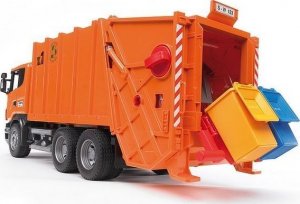 Bruder Bruder 03560 Śmieciarka Scania Duża + 2 kosze 6