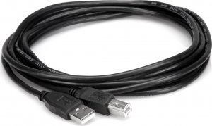 Kabel USB Hosa USB-A - USB-B 0.91 m Czarny (USB-203AB) 2