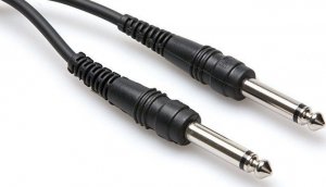 Kabel Hosa Jack 6.3mm  - Jack 6.3mm 1.5m czarny (CPP-105) 1