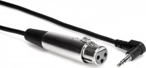 Kabel Hosa Jack 3.5mm - XLR 0.3m srebrny (XVM-101F) 1