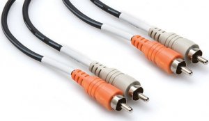 Kabel Hosa RCA (Cinch) x2 - RCA (Cinch) x2 2m czarny (CRA-202) 1