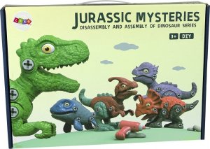 Figurka LeanToys Zestaw dinozaurów do rozkręcania 5szt 4