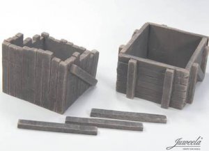Juweela Juweela: Zniszczone drewnianie skrzynki (2 szt) 1