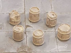 Juweela Juweela: Stare drewniane beczki - Jasne (6 szt) 1