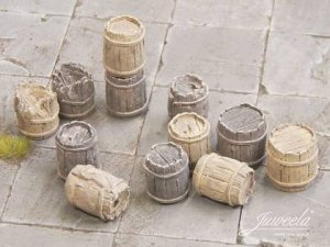 Juweela Juweela: Stare drewniane beczki - Ciemne i jasne (12 szt) 1