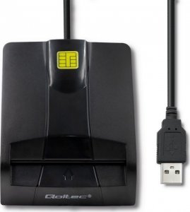 Qoltec QOLTEC CZYTNIK CHIPOWYCH KART ID INTELIGENTNY | SCR-0634 | USB TYP C 5
