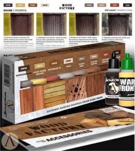 Scale75 Scale 75: Wood Factory Paint Set 1