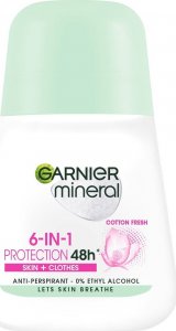 Garnier GARNIER_6 in 1 Protection 48H Cotton Fresh Women Roll-On antyperspirant w kulkce 50ml 1