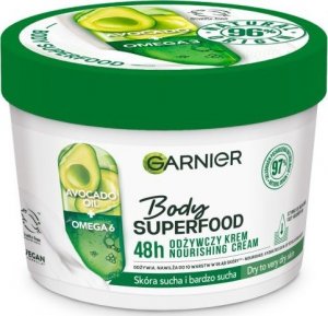 Garnier Body Superfood Nourishing Cream odżywczy krem do skóry suchej i bardzo suchej Avocado 380ml 1