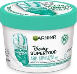 Garnier GARNIER_Body Superfood Soothing Cream kojący krem do ciała do skóry normalnej i suchej Aloes 380ml 1