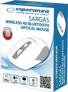 Mysz Esperanza Sargas biała (EM130W) 3