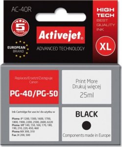 Tusz Activejet Tusz Activejet AC-40R (zamiennik Canon PG-40 Premium 25 ml czarny) 1
