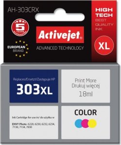 Tusz Activejet Tusz Activejet AH-303CRX (zamiennik HP 303XL T6N03AE Premium 18ml kolor) 1