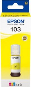 Tusz Epson Tusz Epson C13T00S44A (oryginał 103 65 ml żółty) 1