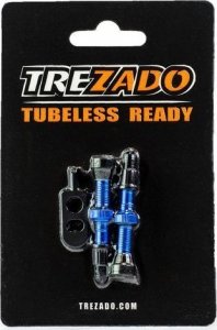 Trezado Niebieskie zawory Trezado do systemów bezdętkowych 60 mm - 2 sztuki z kluczykiem 2