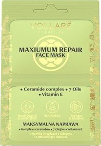 VOLLARE_Maximum Repair + Deep Regeneration Intense Renew maksymalnie regenerujÄca maska do twarzy 2x5ml 1