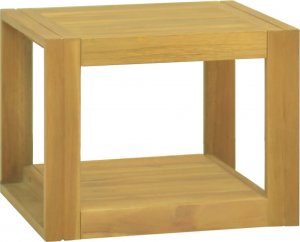 vidaXL Półka do łazienki, 45x45x35 cm, lite drewno tekowe 1