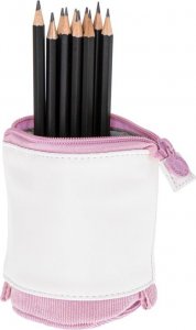 Piórnik Piórnik szkolny saszetka tuba 2w1 różowy 6