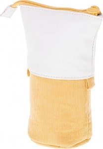 Piórnik Piórnik szkolny saszetka tuba 2w1 żółty 4