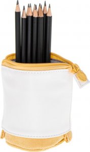 Piórnik Piórnik szkolny saszetka tuba 2w1 żółty 6