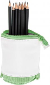 Piórnik Piórnik szkolny saszetka tuba 2w1 zielony 6