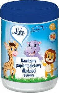 Stella LULA Nawilżany papier toaletowy dla dzieci 1op.-50szt. 1