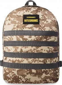 MILITARNY PLECAK GRACZA POJEMNY SZKOLNY PLECAK MŁODZIEŻOWY FULL PRINT MORO - BEŻOWY 1