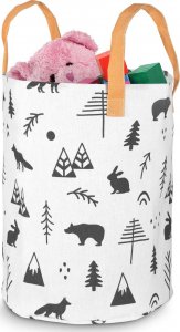 Kosz na zabawki Nukido - biały 2