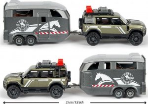 Majorette MAJORETTE Grand Land Rover Zestaw Dżokeja 25cm 7