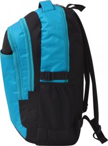 vidaXL Plecak szkolny 40 L, czarny i niebieski 3