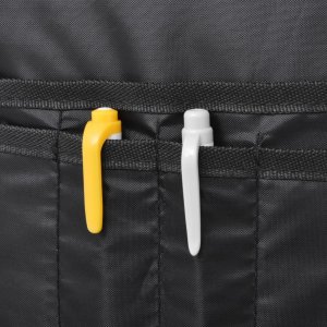 vidaXL Plecak szkolny 40 L, czarny i niebieski 9