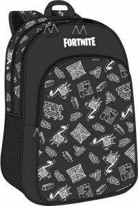 bigbuy school Plecak szkolny Fortnite Dark Black Przystosowany do wózka do plecaka (42 X 32 X 20 cm) 1