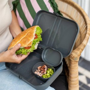 Koziol Lunchbox z separatorem Pascal L Nature Ash Gret 52701 3